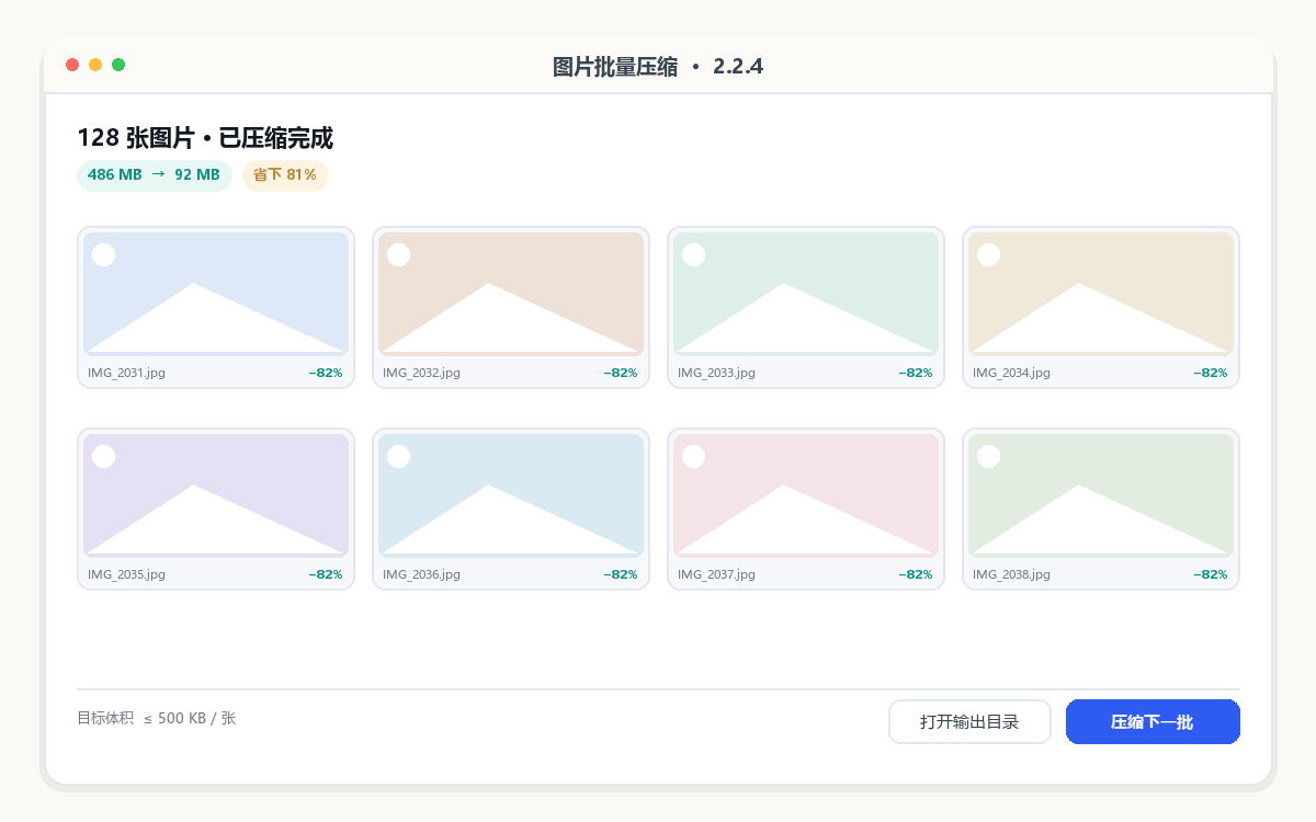 图片批量压缩 · 2.2.4
